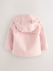 Baker by Ted Baker Lurex Quilted Hooded Jacket - Image 2 of 8