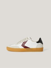 Jigsaw White Portland Vintage Stripe Shoes - Image 2 of 5