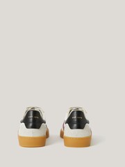 Jigsaw White Portland Vintage Stripe Shoes - Image 4 of 5