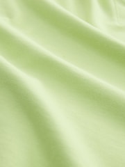 Green Oversized 100% Cotton Short Sleeve Soft Touch Peached Feel Heavyweight T-Shirt - Image 8 of 8