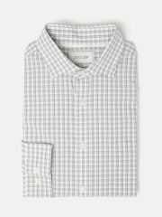 Joules 2 Pack Green Check /Blue Stripe Lightweight Cotton Shirts Classic Fit - Image 9 of 9