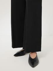 Jigsaw Black Linnie Flat Pointed Ballerinas - Image 1 of 1