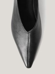 Jigsaw Black Linnie Flat Pointed Ballerinas - Image 4 of 6