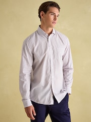 Joules 2 Pack Blue/ Pink Check Lightweight Cotton Shirts Classic Fit - Image 3 of 11