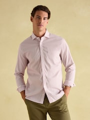 Joules 2 Pack Blue/Pink Stripe Lightweight Cotton Shirts Classic Fit - Image 4 of 9