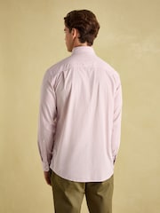 Joules 2 Pack Blue/Pink Stripe Lightweight Cotton Shirts Classic Fit - Image 5 of 9