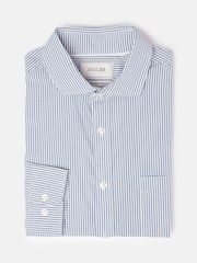 Joules 2 Pack Blue/Pink Stripe Lightweight Cotton Shirts Classic Fit - Image 8 of 9