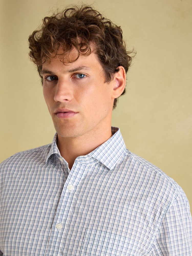 Joules 3 Pack Green/Blue Lightweight Cotton Shirts Classic Fit - Image 10 of 20