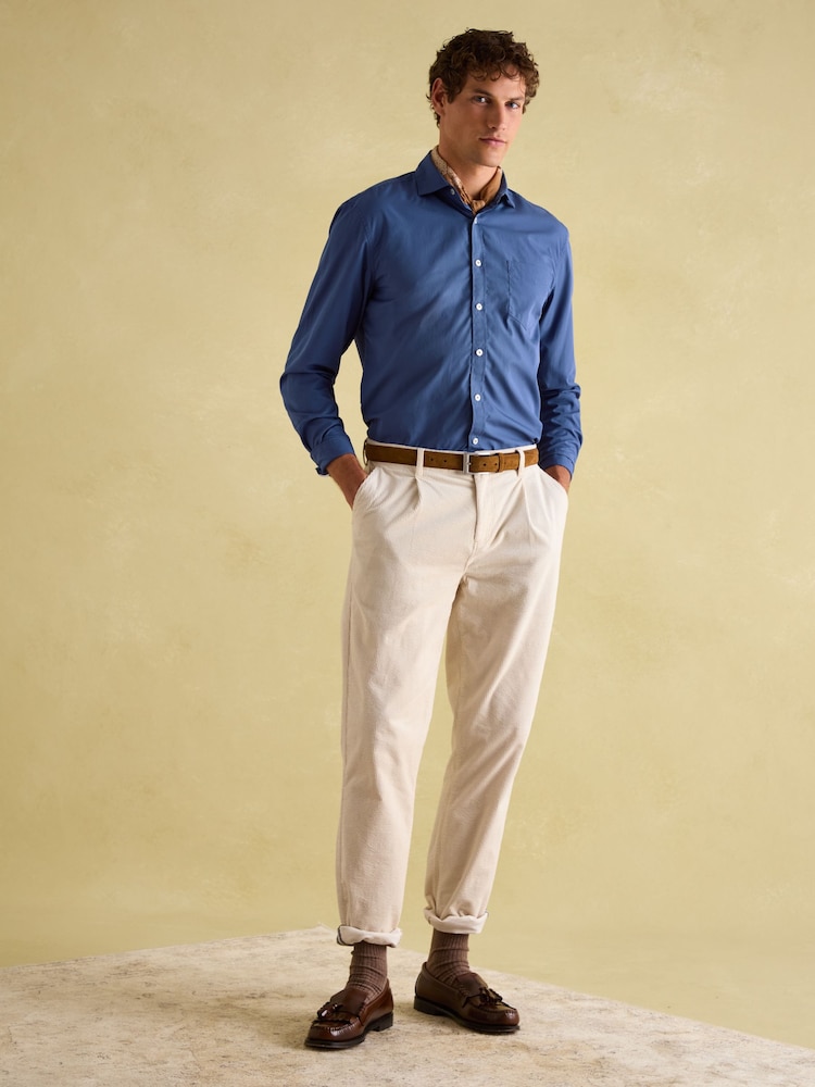 Joules 3 Pack Green/Blue Lightweight Cotton Shirts Classic Fit - Image 14 of 20