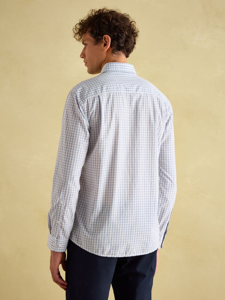 Joules 3 Pack Green/Blue Lightweight Cotton Shirts Classic Fit - Image 6 of 20