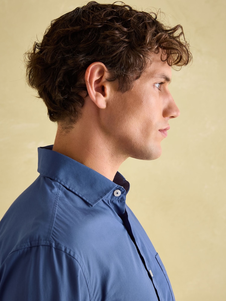 Joules 3 Pack Green/Blue Lightweight Cotton Shirts Classic Fit - Image 8 of 20