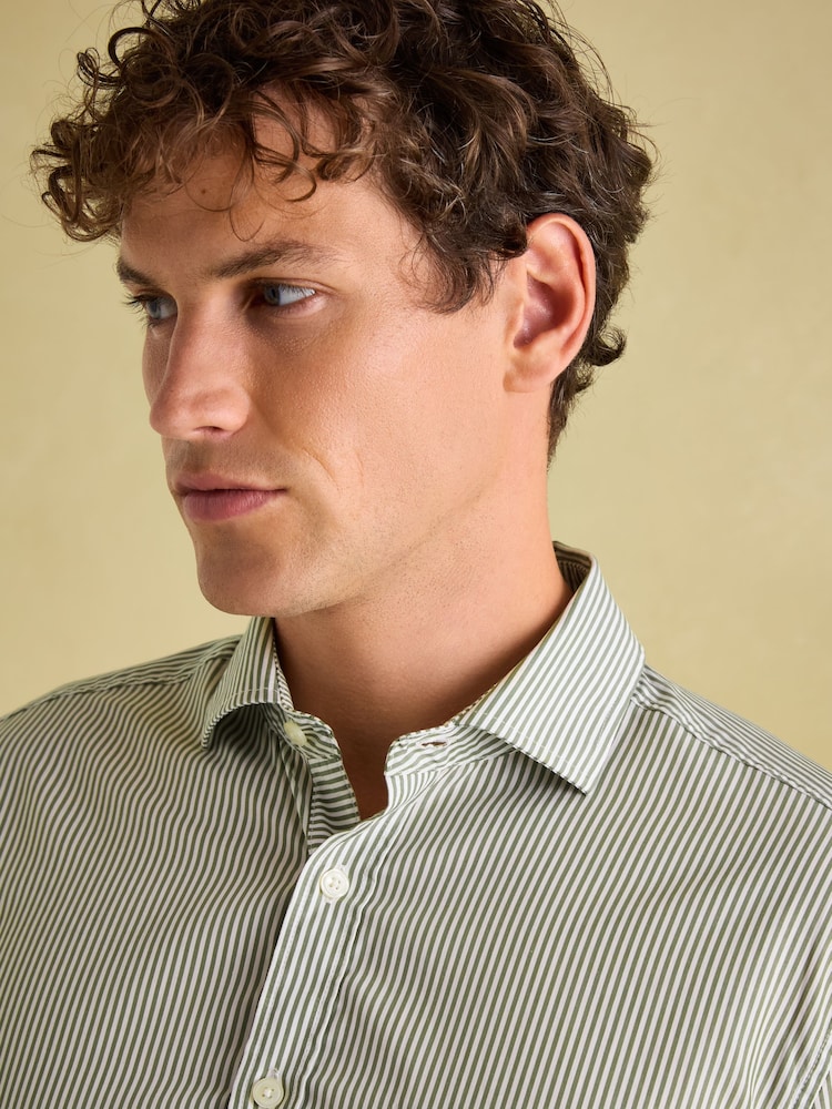 Joules 3 Pack Green/Blue Lightweight Cotton Shirts Classic Fit - Image 9 of 20
