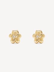 Marc Jacobs Gold Tone Daisy Micro Earrings - Image 1 of 4