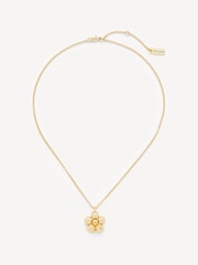 Marc Jacobs Gold Tone Daisy Balloon Necklace - Image 1 of 6
