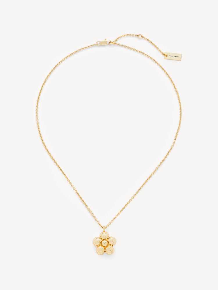 Marc Jacobs Gold Tone Daisy Balloon Necklace - Image 1 of 6