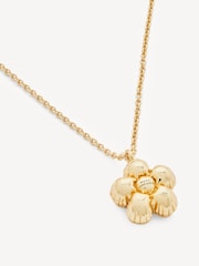 Marc Jacobs Gold Tone Daisy Balloon Necklace - Image 2 of 6