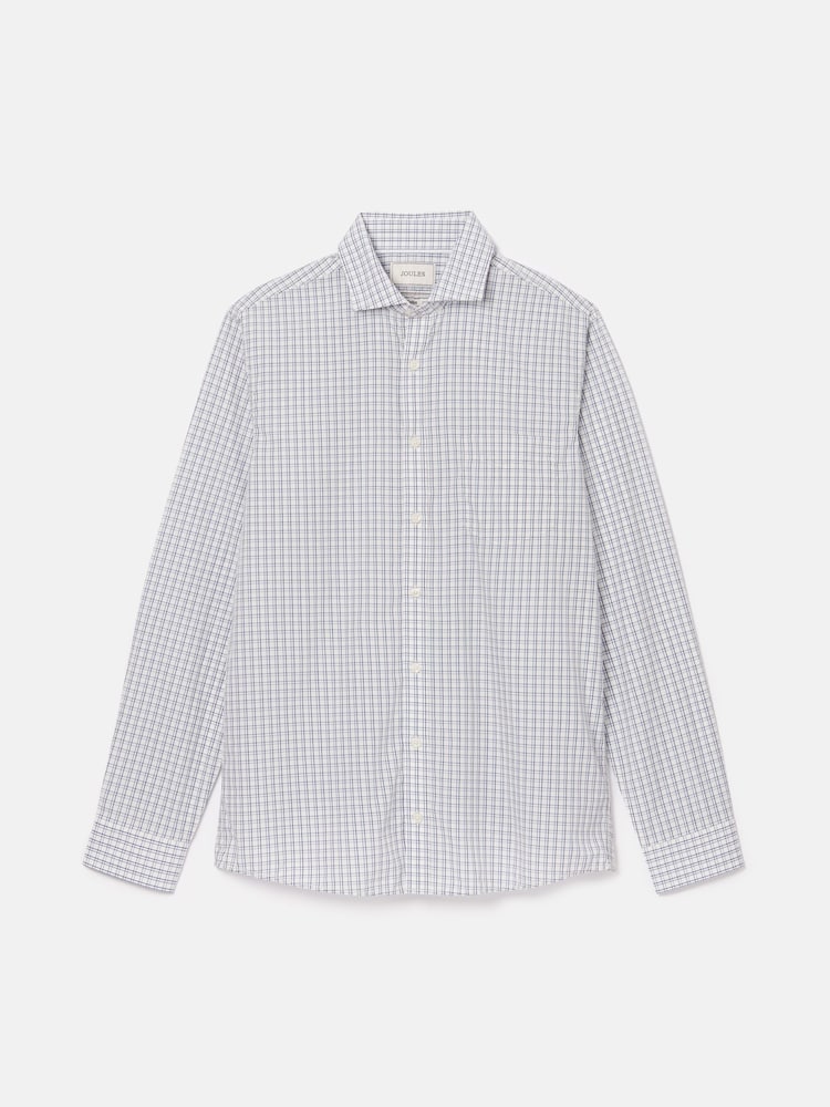 Joules 3 Pack Blue / Pink/ Green Check Lightweight Cotton Shirts Classic Fit - Image 12 of 12