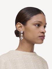 Marc Jacobs Silver Tone Balloon Pearl Earrings - Image 3 of 5