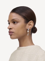 Marc Jacobs Silver Tone Balloon Pearl Earrings - Image 4 of 5