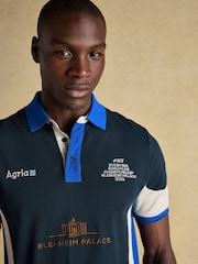 Official Blenhiem Navy European Championship Pique Polo Shirt - Image 3 of 9