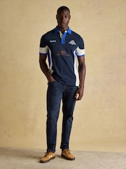 Official Blenhiem Navy European Championship Pique Polo Shirt - Image 4 of 9
