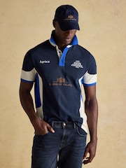 Official Blenhiem Navy European Championship Pique Polo Shirt - Image 8 of 9