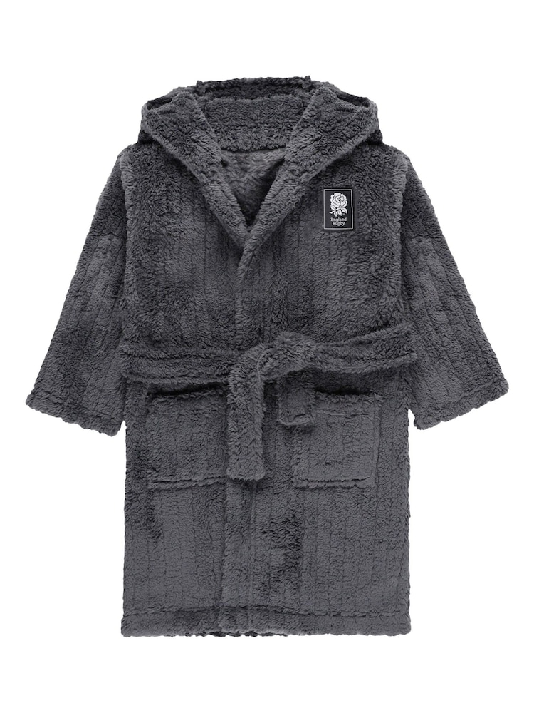 Fanatics Boys England Rugby Line Detail Robe - Image 3 of 3
