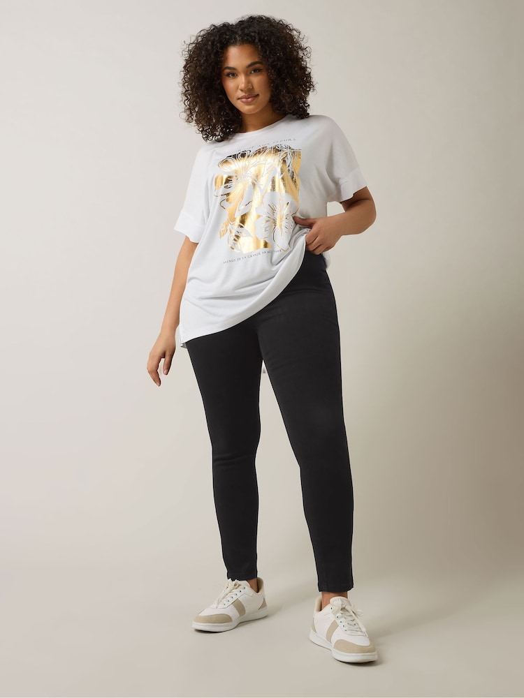 Evans Black Jeggings - Image 1 of 5 Evans Black Jeggings - Image 1 of 5