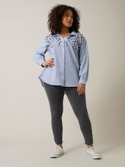 Evans Grey Jeggings - Image 1 of 5
