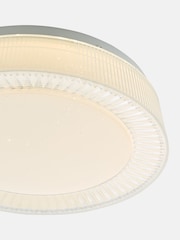 Dar Lighting White Udell Flush Ceiling Light - Image 4 of 4