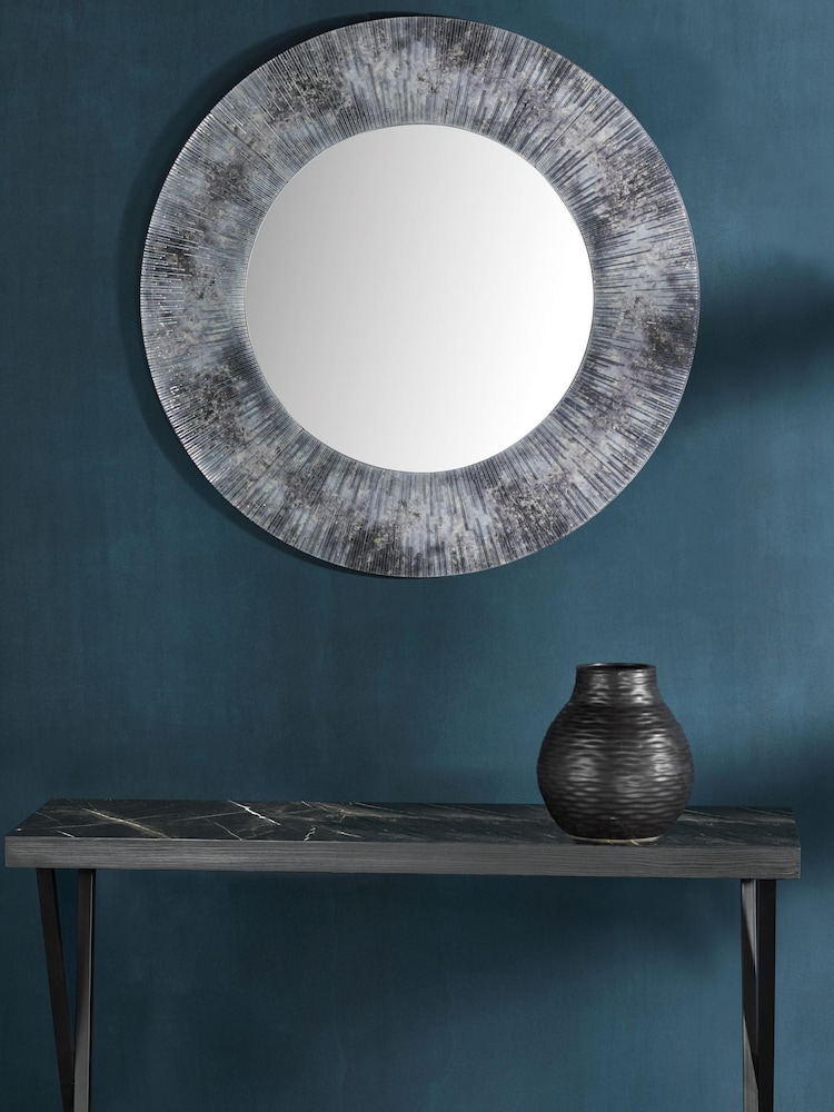 Dar Lighting Grey Neome Mirror - Image 1 of 4
