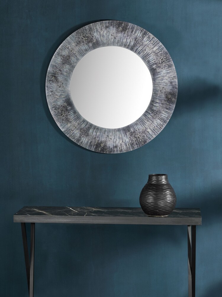Dar Lighting Grey Neome Mirror - Image 2 of 4