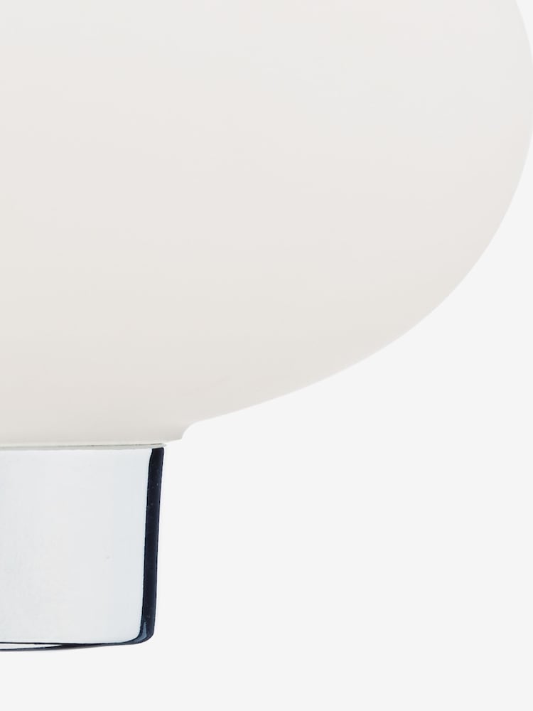Dar Lighting Polished Chrome Opal Glass System Wall Light - Image 3 of 3 Dar Lighting Polished Chrome Opal Glass System Wall Light - Image 3 of 3