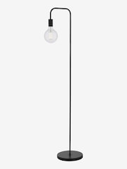 Dar Lighting Matt Black Dena Floor Lamp - Image 6 of 8