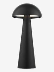 Dar Lighting Matt Black Lyle Rechargeable Outdoor USB Table Lamp - Image 2 of 5