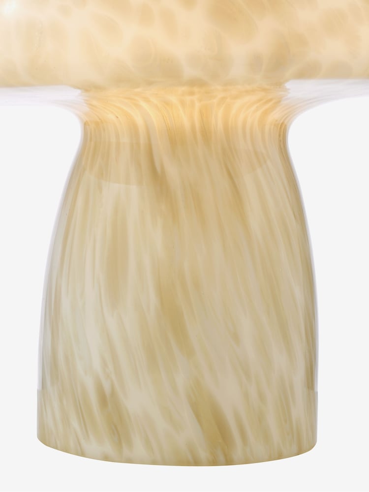 Dar Lighting White Art Glass Addie Table Lamp - Image 6 of 6