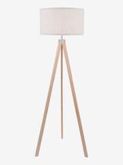 Dar Lighting Natural Wood Armitage Floor Lamp - Image 1 of 4