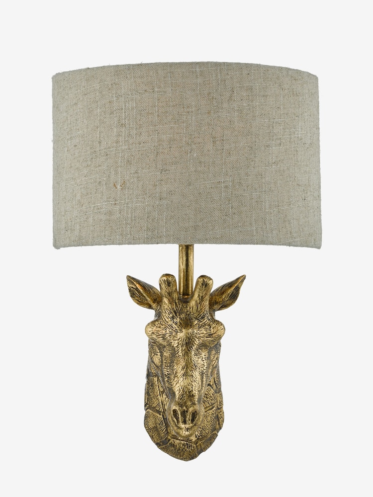 Dar Lighting Matt Gold Sophie Wall Light - Image 1 of 4