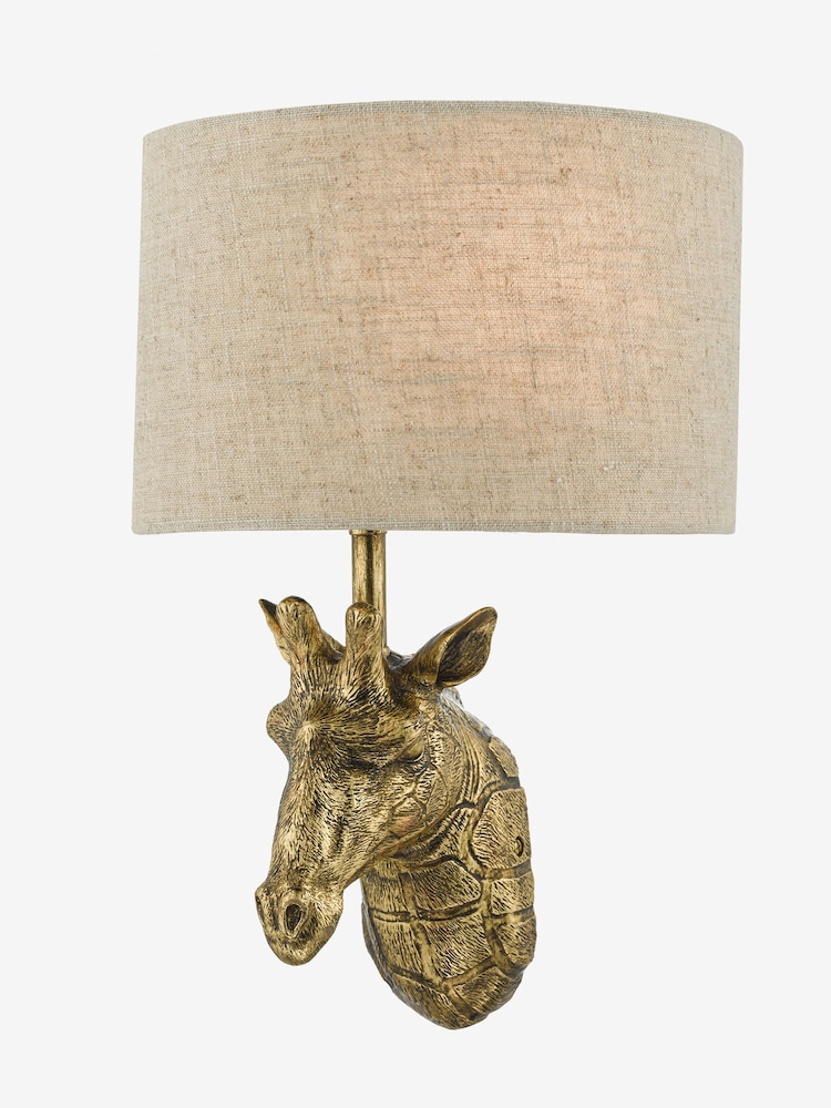 Dar Lighting Matt Gold Sophie Wall Light - Image 4 of 4