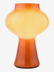 Dar Lighting Orange Art Glass Chrissy Table Lamp - Image 3 of 7