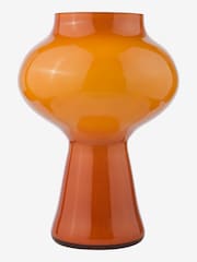 Dar Lighting Orange Art Glass Chrissy Table Lamp - Image 4 of 7