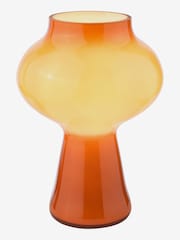 Dar Lighting Orange Art Glass Chrissy Table Lamp - Image 5 of 7