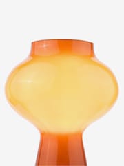Dar Lighting Orange Art Glass Chrissy Table Lamp - Image 6 of 7