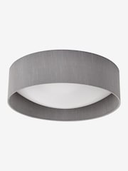 Dar Lighting Grey  White Frosted Acrylic Nysa 2 Light Flush Ceiling Light - Image 2 of 3