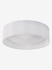 Dar Lighting White White Frosted Acrylic Nysa 2 Light Flush Ceiling Light - Image 3 of 4
