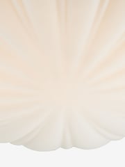 Dar Lighting Opal Glass Cafe Flush Ceiling Light - Image 5 of 5