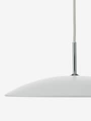 Dar Lighting Matt White Stainless Steel Enoch Pendant Ceiling Light - Image 5 of 5