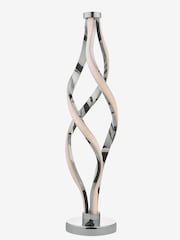 Dar Lighting Polished Chrome Opal Jive Table Lamp - Image 3 of 6