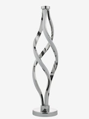 Dar Lighting Polished Chrome Opal Jive Table Lamp - Image 4 of 6