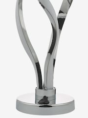Dar Lighting Polished Chrome Opal Jive Table Lamp - Image 6 of 6